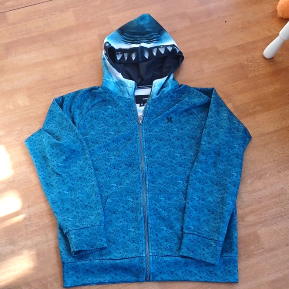 Hurley Hooded Jacket Boys Size Xlarge 13-15 Years Old